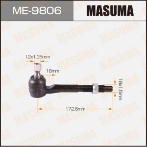 наконечник рулевой!\ Toyota RAV4 2.0/2.2D-4D 06> ME-9806 MASUMA