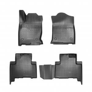 Коврик салона HAVAL H9 (17-) 3D полиуретан 5 ряд черный (4 предм.) NORPLAST NPA11-C28-355 NORPLAST
