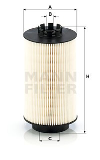 Фильтр топливный PU10008x Mann-Filter PU 10 008 X MANN FILTER