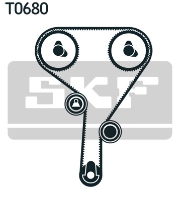 Комплект ГРМ CHEVROLET Aveo (11-) (1.6),Cruze (1.8) OPEL (04-) (1.6/1.8/1.6 T) S VKMA-05260 SKF