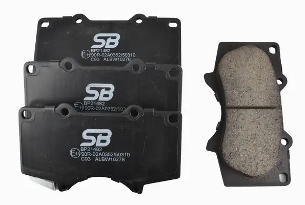 Колодки тормозные передние (TOYOTA LAND CRUISER 120, PRADO 150, MITSUBISHI PAJER BP21482 SB NAGAMOCHI