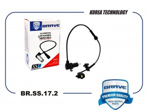 Датчик ABS задний правый 96473223 BR.SS.17.2 Chevrolet Aveo 03-, Cobalt 11- BR.SS.17.2 BRAVE