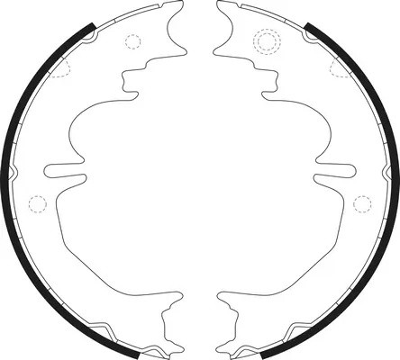 Колодки стояночного тормоза (TOYOTA LAND CRUISER PRADO J90/J120/J150) BS21642 BS21642 SB NAGAMOCHI