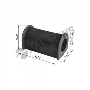 Втулка стабилизатора SCANIA переднего/заднего (50x71x100) MANSONS 100509 MANSONS