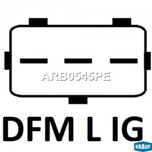 Регулятор VW Golf,Passat напряжения генератора KRAUF ARB0545PE KRAUF