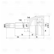 ШРУС для а/м Ford Transit Tourneo (06-) 2.2TDCi (наруж.) (31 шлц.) ABS (GO 1038) GO1038 TRIALLI