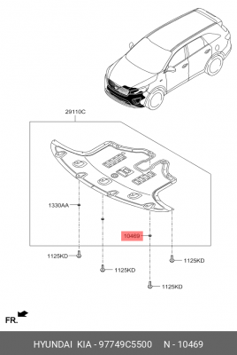 Шайба d=6мм HYUNDAI/KIA 97749C5500 HYUNDAI KIA