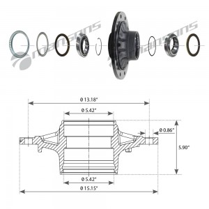 Ступица в сборе SNK4220 600.216 MANSONS