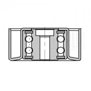 Ролик приводного ремня A/C+ без ГУР (натяжной) d 60 CM 5083 TRIALLI
