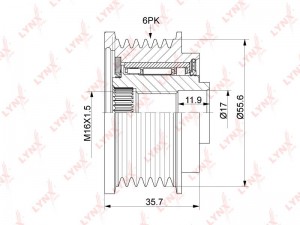 SSANG YONG ACTYON (2005-2014) PA-1180 LYNXAUTO