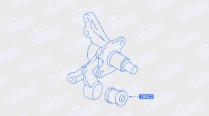 Сайлентблок цапфы задней подвески Elantra (95-06) / Tucson (04-09) Cerrato 03-08 SB802 FINWHALE