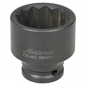 Головка ударная торцевая 1/2 DR двенадцатигранная 36мм (AT-IS12-49) ATIS1249 AIRLINE