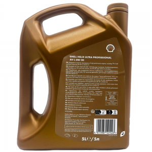 Моторное масло SHELL HELIX ULTRA Professional AV-L 0W-20 5л 550068492 550068492 SHELL