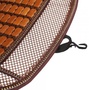 Накидка на сиденье массажная деревянная с поясничной опорой темная AIRLINE ADCS002 AIRLINE