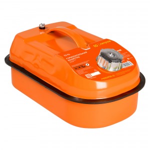 Канистра 10л сталь плоская со сливным устройством AIRLINE ACF-10H AIRLINE