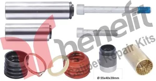 Ремкомплект суппорта KNORR SB6,SB7 (направляющие,втулки,пыльники,болты) BENEFIT 1607 BENEFITAUTO