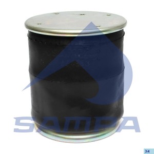 Пневморессора SCANIA 3 SAF (металлический стакан) (4 отв. М10, 1отв. М14х1.5мм)  SP554813K SAMPA