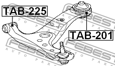 Сайлентблок TAB-225 TAB-225 FEBEST