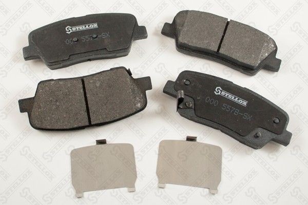 колодки дисковые задние! с антискр. пл.\ Geely, Kia Mohave 3.8 V6/4.6 V8/3.0CRDi 000-557B-SX STELLOX