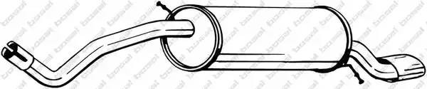 Глушитель VW Polo задняя часть BOSAL 279-495 BOSAL