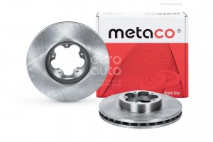 Диск тормозной передний вентилируемый 3050095 METACO