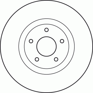 Диск тормозной передний NISSAN QASHQAI 1.6dCi, 2.0dCi, 2.0 4WD 320мм DF4989S DF4989S TRW