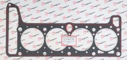 Прокладка головки блока ВАЗ-21213 с герметиком КВАДРАТИС KV212131003020 KVADRATIS