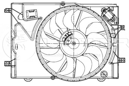 CHEVROLET AVEO/COBALT, OPEL MOKKA С ДИФФУЗОРОМ LFK0595 LUZAR