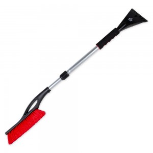 Щетка со скребком телескопическая 89-115см черно-красная ARNEZI A0401015 ARNEZI
