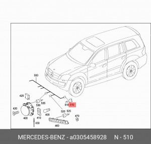 РАЗЪЕМ ЭЛЕКТРИЧЕСКИЙ A0305458928 MERCEDES BENZ