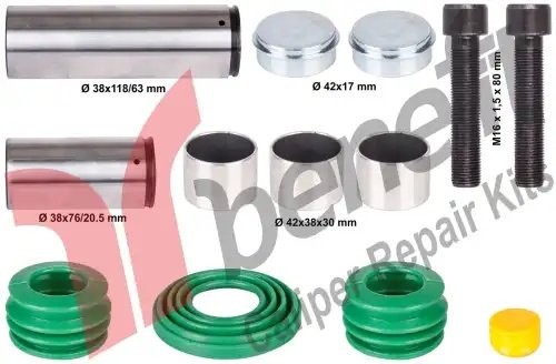 Ремкомплект суппорта SCHMITZ WABCO (направляющие,втулки,крышки,пыльники) BENEFIT 2626 BENEFITAUTO