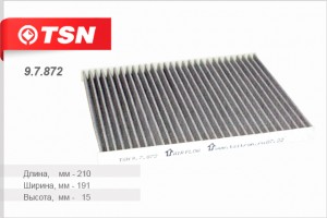 Фильтр салона 97872 TSN