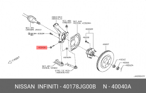 NISSAN 40178-JG00B NISSAN