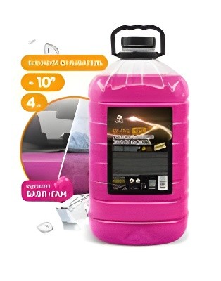 Жидкость омывателя -10С 4л бабл-гам Ice Clean GRASS 110488 GRASS