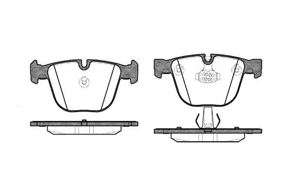 892 00 571991B !колодки дисковые з.\ BMW E65/E66 4.5/6.0/4.0D 01> 089200 REMSA