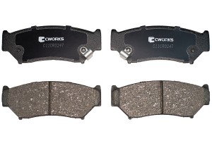Тормозные колодки передние, Low Metallic C11CR0247 C11CR0247 CWORKS