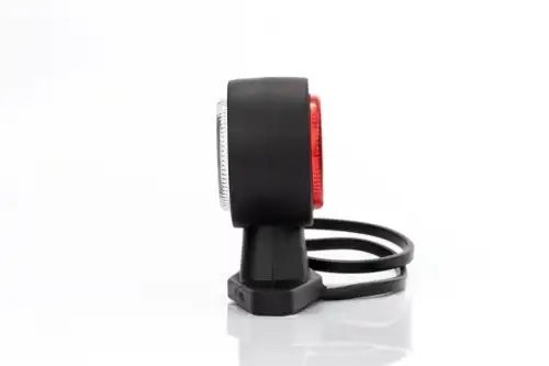 фонарь габаритный! рожок LED прямой, на кор. ножке, L=88мм, с кабелем, 12-36V\ FT009ALED FRISTOM