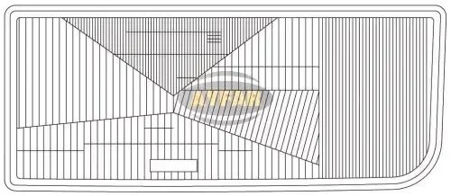 стекло фары !LH прямоуг. с указ. повор. MB Actros/Atego 1831/2531-53/2643/3335/4 C11535L AYFAR