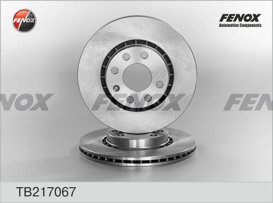 Диск тормозной передний Opel Astra F 92-98 TB217067 TB217067 FENOX