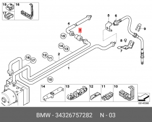 гайка!\ BMW All 34 32 6 757 282 BMW