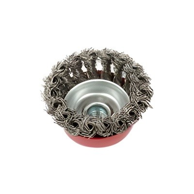 R8047080 Щетка для УШМ чашка 80 мм, посадка M14, стальная витая проволока ARNEZI R8047080 ARNEZI