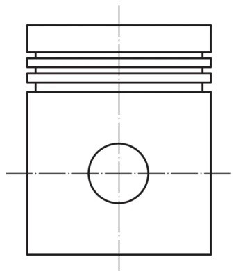 Поршень 015 68 02 MAHLE KNECHT