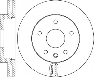 Диск тормозной VW Touareg (02-10) AUDI Q7 (06-) передний (1шт.) NIBK RN1745SET NIBK