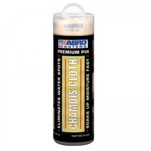 Салфетка замша синтетическая универсальная 68х43см в тубусе ABRO CH-338-R ABRO