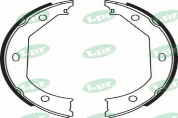 Комплект тормозных колодок 08090 08090 LPR