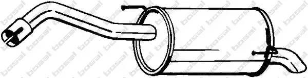 Глушитель NISSAN Note (06-) (1.6) BOSAL 145-127 BOSAL