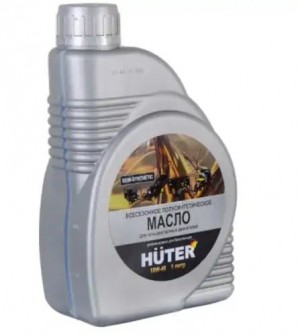 Масло моторное для 4-х тактных двигателей HUTER 4T 10W40 п/синт.1л 73/8/1/1 HUTER