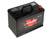 аккумуляторная батарея! 90Ah 700A JIS +справа 303/175/228\ WEZ90700R WEZER