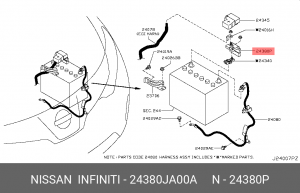 NISSAN MURANO (Z51) (2008>) 24380JA00A NISSAN