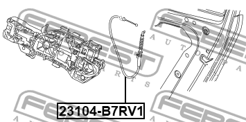 Трос внешн ручки замка двери VW PASSAT (11-15) 23104-B7RV1 23104-B7RV1 FEBEST
